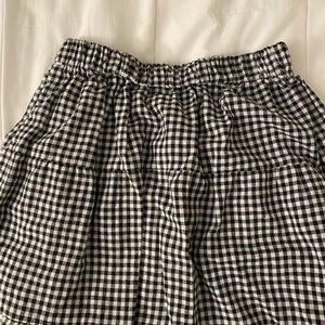 Tiered Plaid Midi Skirt